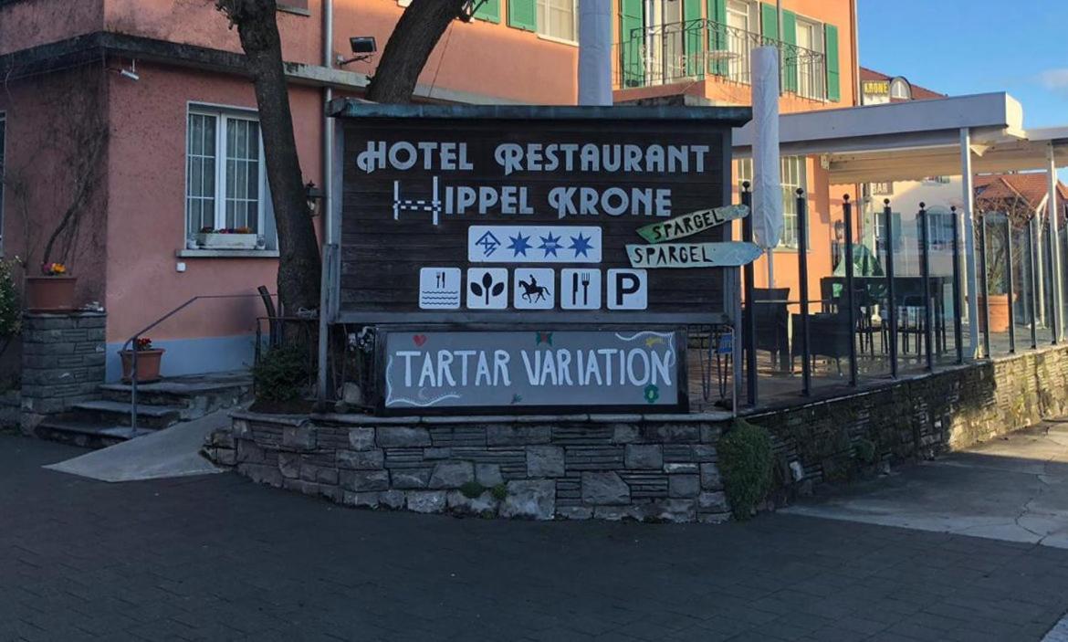Hotel Hippel Krone Kerzers Екстер'єр фото